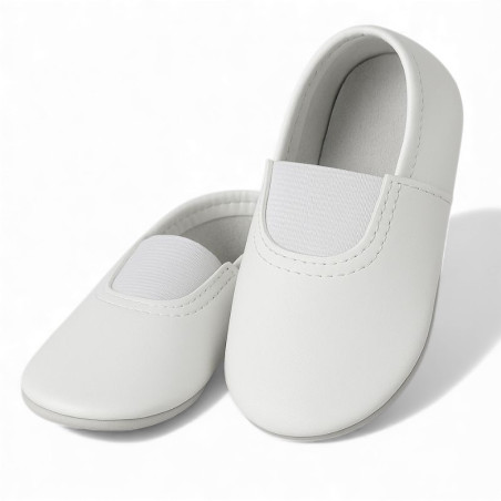 Білі чешки з натуральної шкіри — комфорт і стиль щодня